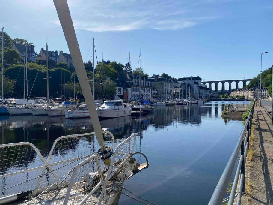 Voiles Sur Morlaix: Vue Port, 4 Personnes, Parking 아파트 외부 사진
