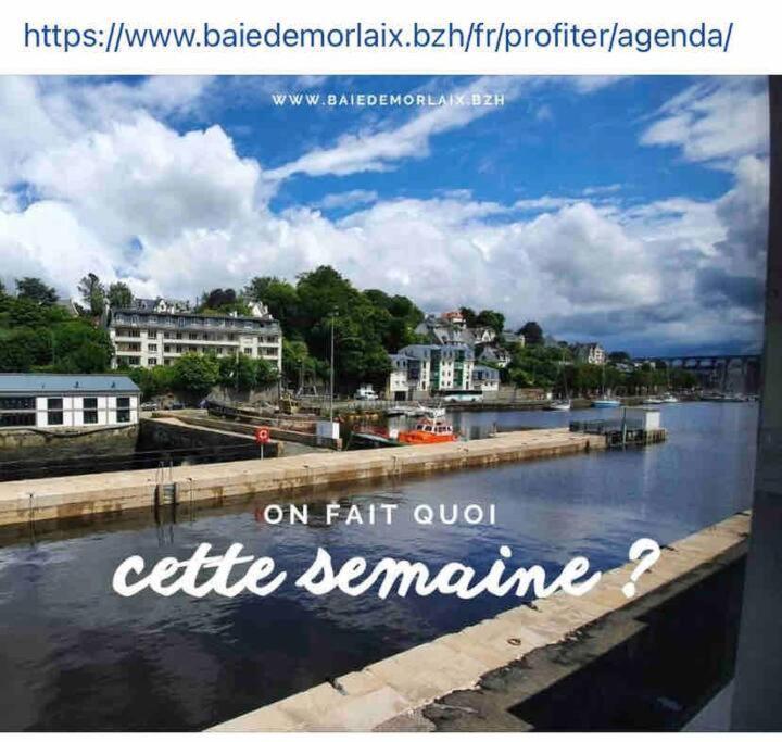 Voiles Sur Morlaix: Vue Port, 4 Personnes, Parking 아파트 외부 사진